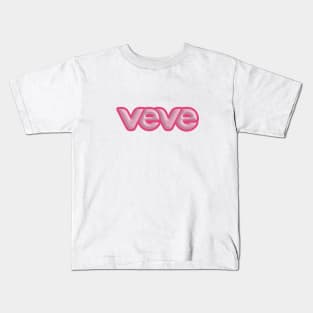 Veve Pink on Pink Logo - Berlina Inspired Kids T-Shirt